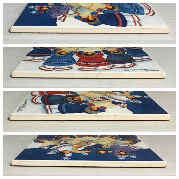 VINTAGE Barbara Lavallee Artist Alaska Inuits 1996 - Picture 3 of 5